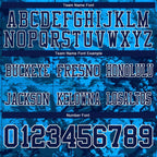 Custom Graffiti Pattern Navy-White 3D Pattern Authentic Football Jersey photo 4