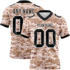Custom Camo Black-White 3D Pattern Salute To Service Authentic Football Jersey photo 1