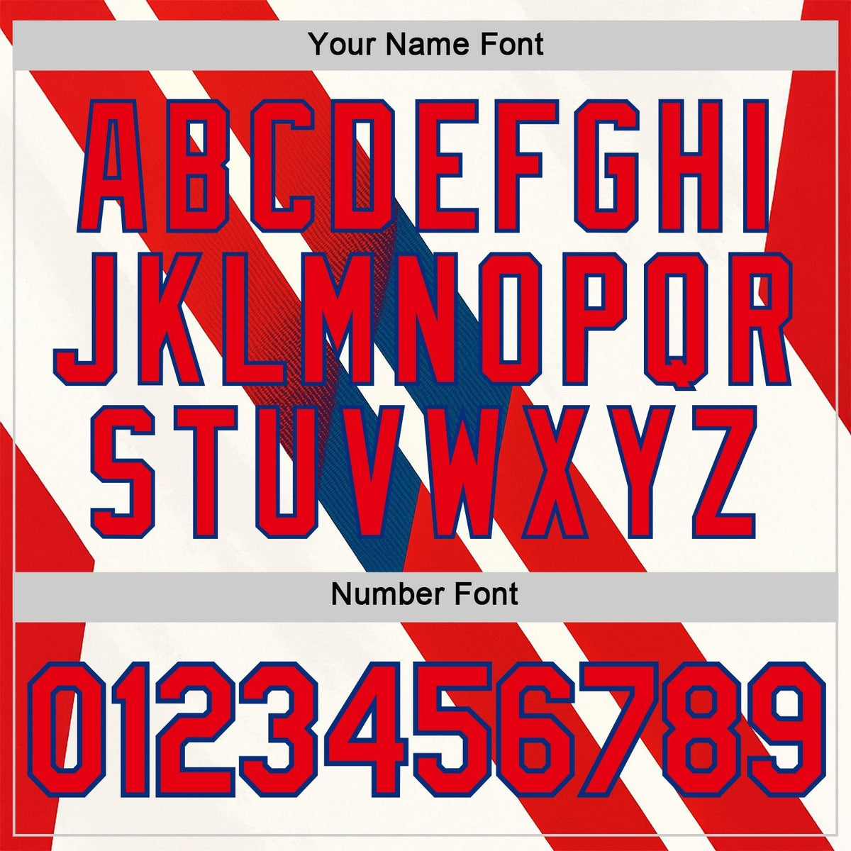 Custom Cream Fire Red-Royal 3D Pattern Design Canada America Sportswear Performance T-Shirt photo 3