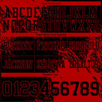 Custom Black Red 3D Pattern Abstract Brush Stroke Authentic Football Jersey photo 3