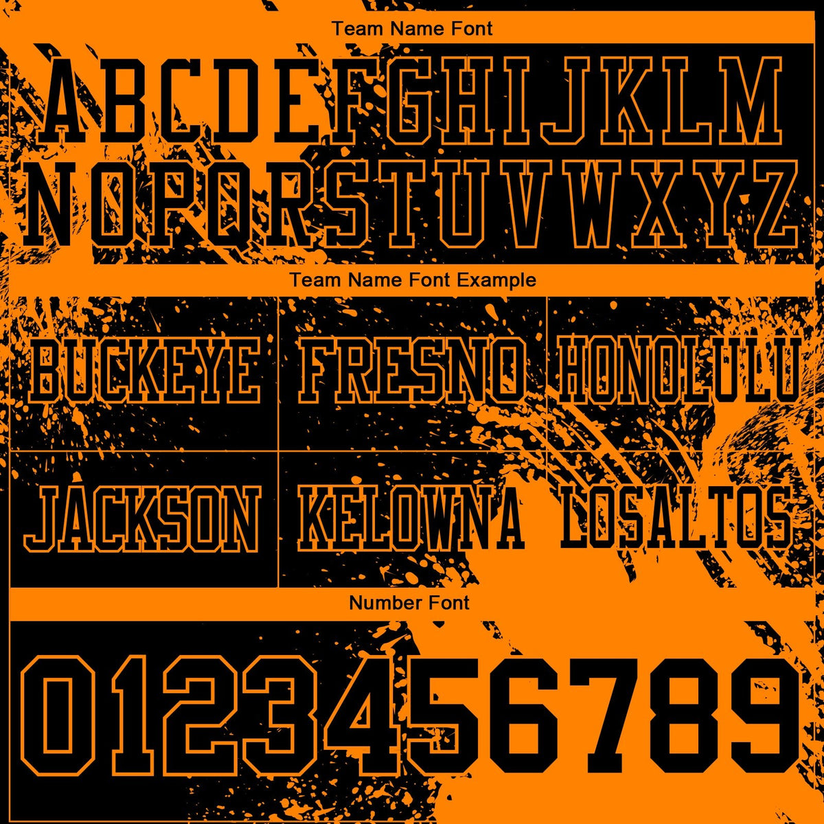 Custom Black Bay Orange 3D Pattern Abstract Brush Stroke Authentic Football Jersey photo 3