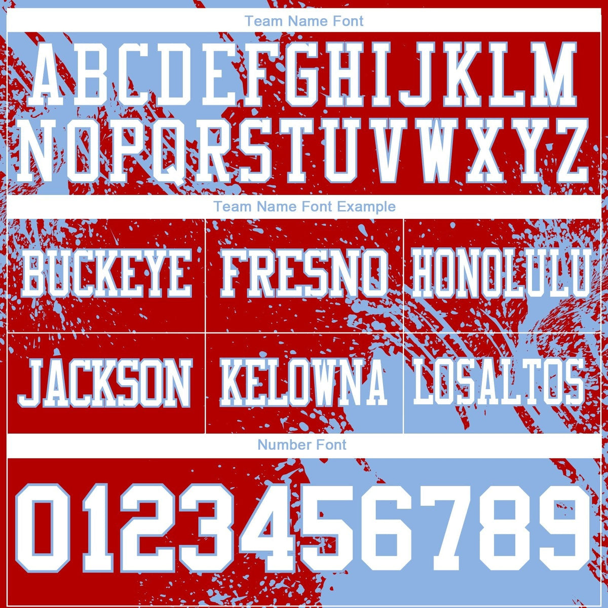 Custom Red White-Light Blue 3D Pattern Abstract Brush Stroke Authentic Football Jersey photo 2