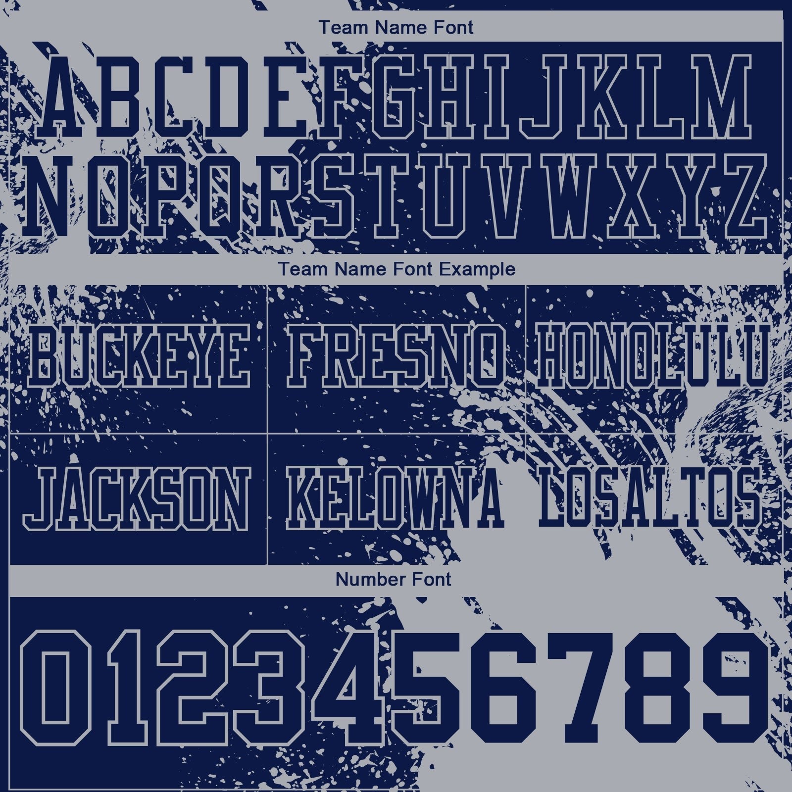 Custom Navy Gray 3D Pattern Abstract Brush Stroke Authentic Football Jersey photo 2