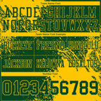 Custom Green Yellow 3D Pattern Abstract Brush Stroke Authentic Football Jersey photo 3