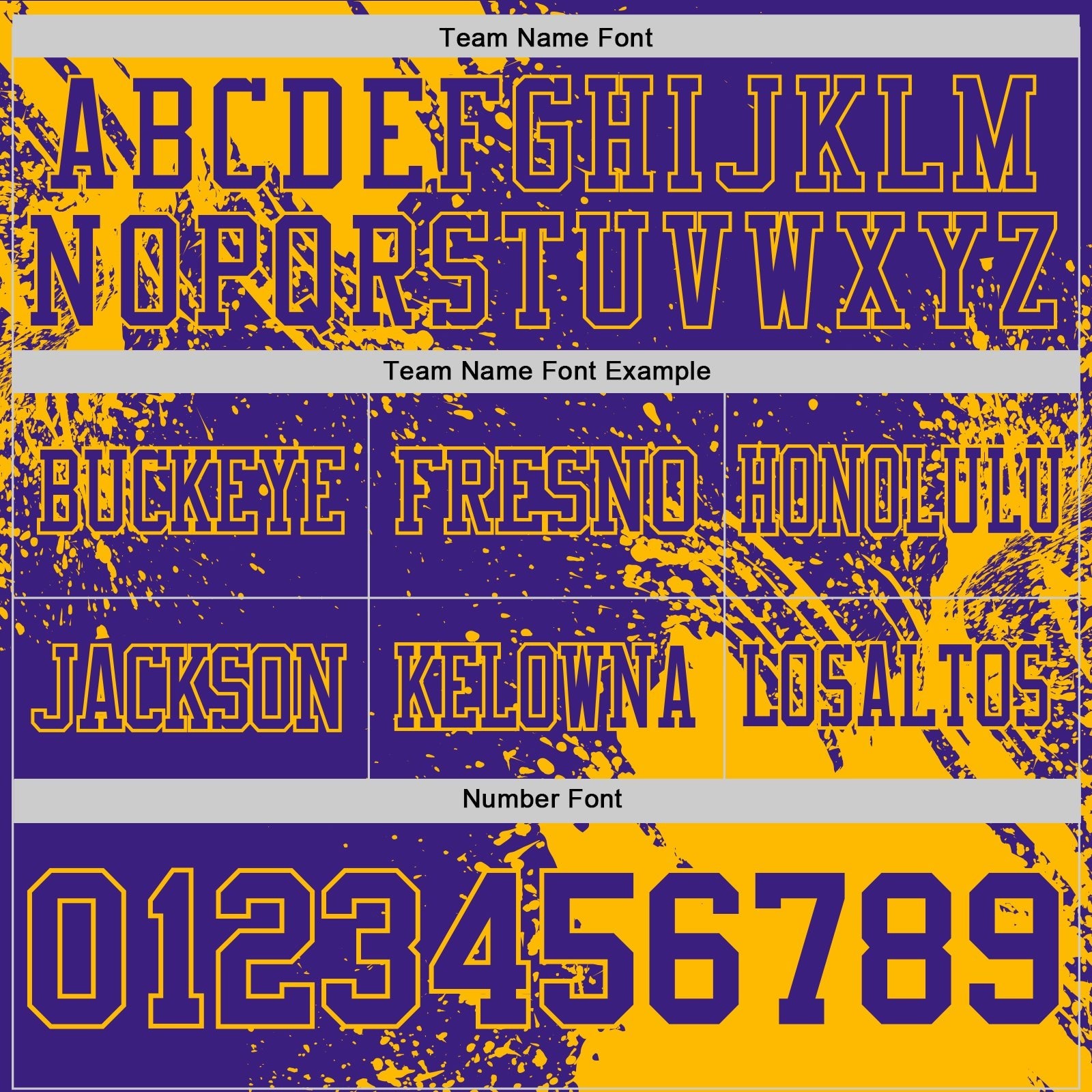 Custom Purple Gold 3D Pattern Abstract Brush Stroke Authentic Football Jersey photo 3