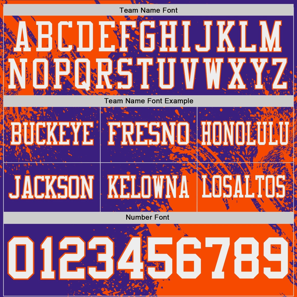 Custom Purple White-Orange 3D Pattern Abstract Brush Stroke Authentic Football Jersey photo 2