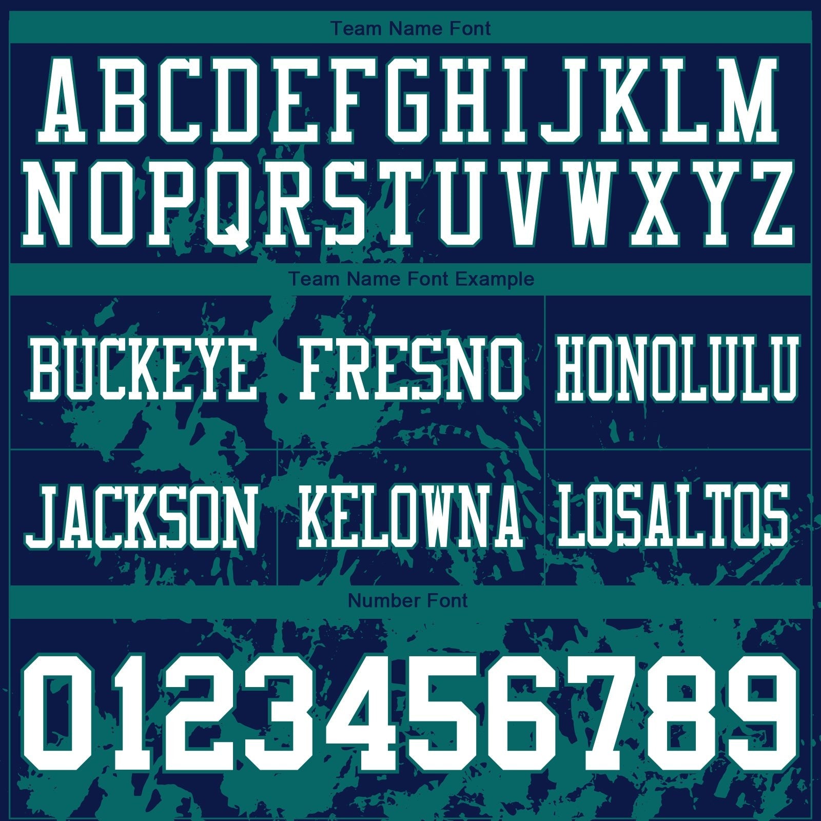 Custom Navy White-Teal 3D Pattern Splash Authentic Football Jersey photo 2