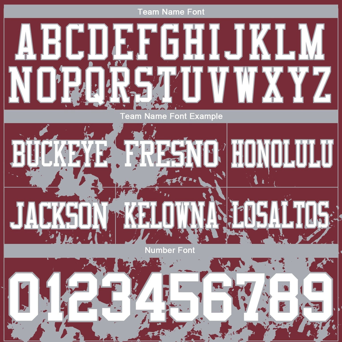 Custom Burgundy White-Gray 3D Pattern Splash Authentic Football Jersey photo 2
