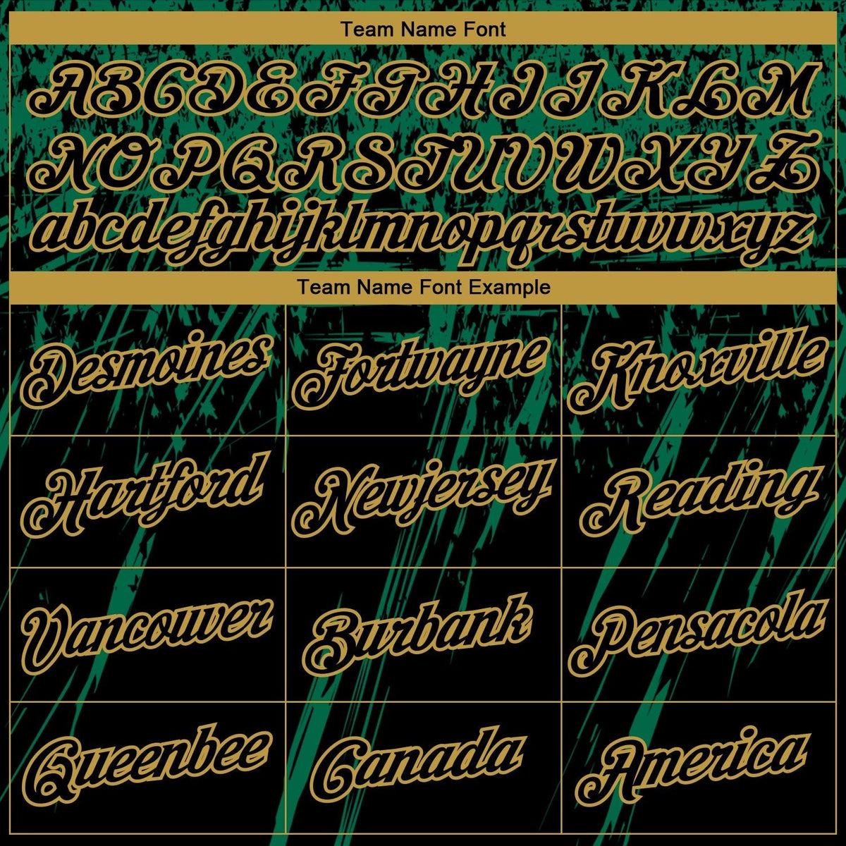 Custom Stitched Black Kelly Green-Old Gold 3D Pattern Design Splash Grunge Art Sports Pullover Sweatshirt Hoodie photo 2