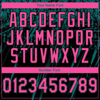 Custom Stitched Black Pink-Teal 3D Pattern Design Splash Grunge Art Sports Pullover Sweatshirt Hoodie photo 3