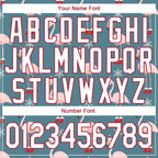 Custom Aqua White-Red Christmas 3D Performance T-Shirt photo 3