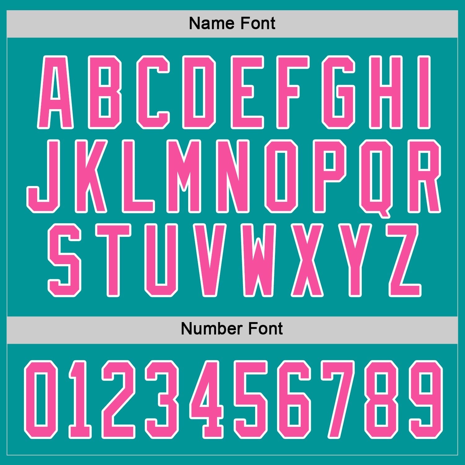 Custom Aqua Pink-White Hockey Jersey photo 3