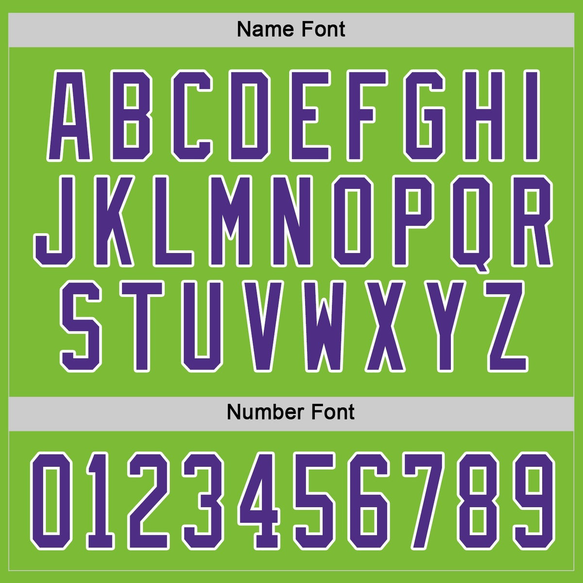 Custom Neon Green Purple-White Hockey Jersey photo 3