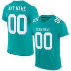 build aqua football white jersey authentic mesh aqua0184
