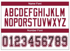 Custom Black Cardinal-White Drift Fashion Football Jersey photo 4