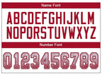 Custom White Red-Gray Drift Fashion Football Jersey photo 3