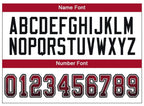 Custom Red Black-Gray Drift Fashion Football Jersey photo 5