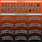 Custom Orange Black-White Gradient Square Shapes Round Neck Sublimation Basketball Set Jersey photo 4