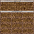Custom Brown Old Gold Leopard Print Round Neck Sublimation Basketball Set Jersey photo 4