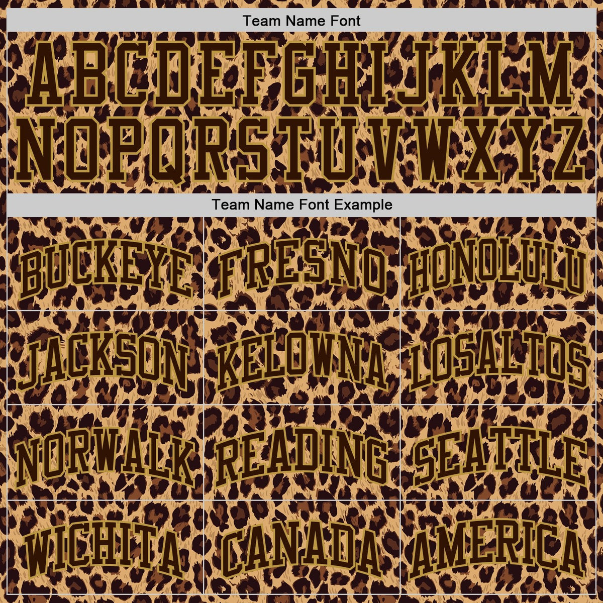 Custom Brown Old Gold Leopard Print Round Neck Sublimation Basketball Set Jersey photo 4