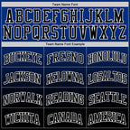 Custom Royal Black-White Fade Fashion Round Neck Sublimation Basketball Set Jersey photo 4