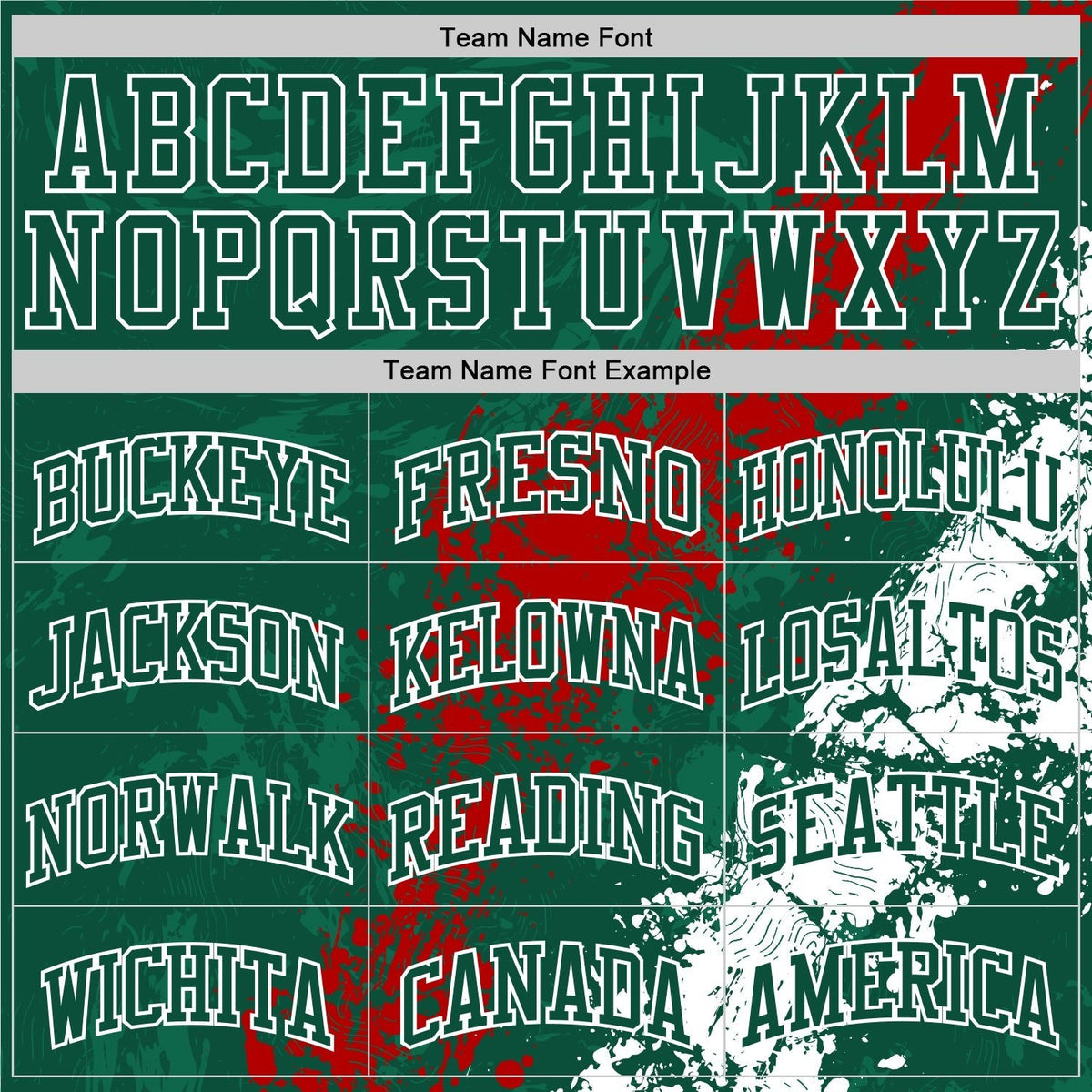 Custom Green Red-White Splash Round Neck Sublimation Basketball Set Jersey photo 4