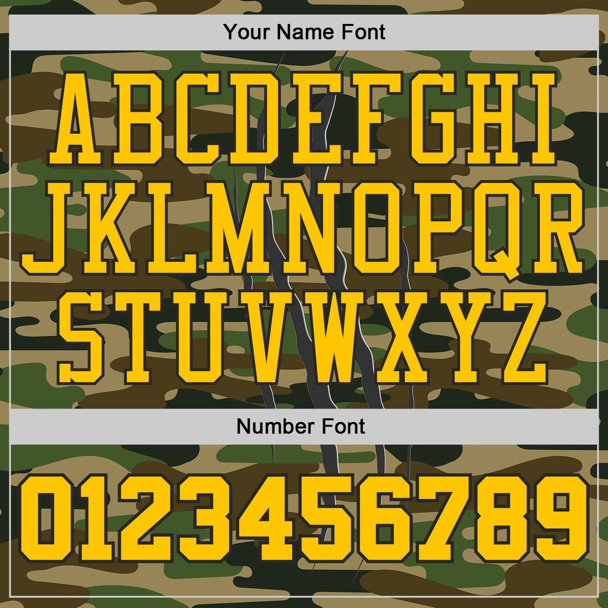 Custom Camo Yellow-Black Digital Camouflage Claw Round Neck Sublimation Salute To Service Basketball Uniform Jersey photo 3