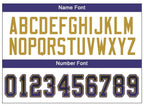 Custom Black Purple-Old Gold Drift Fashion Football Jersey photo 5