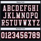 Custom Black White-Red Mesh Authentic Football Jersey photo 4