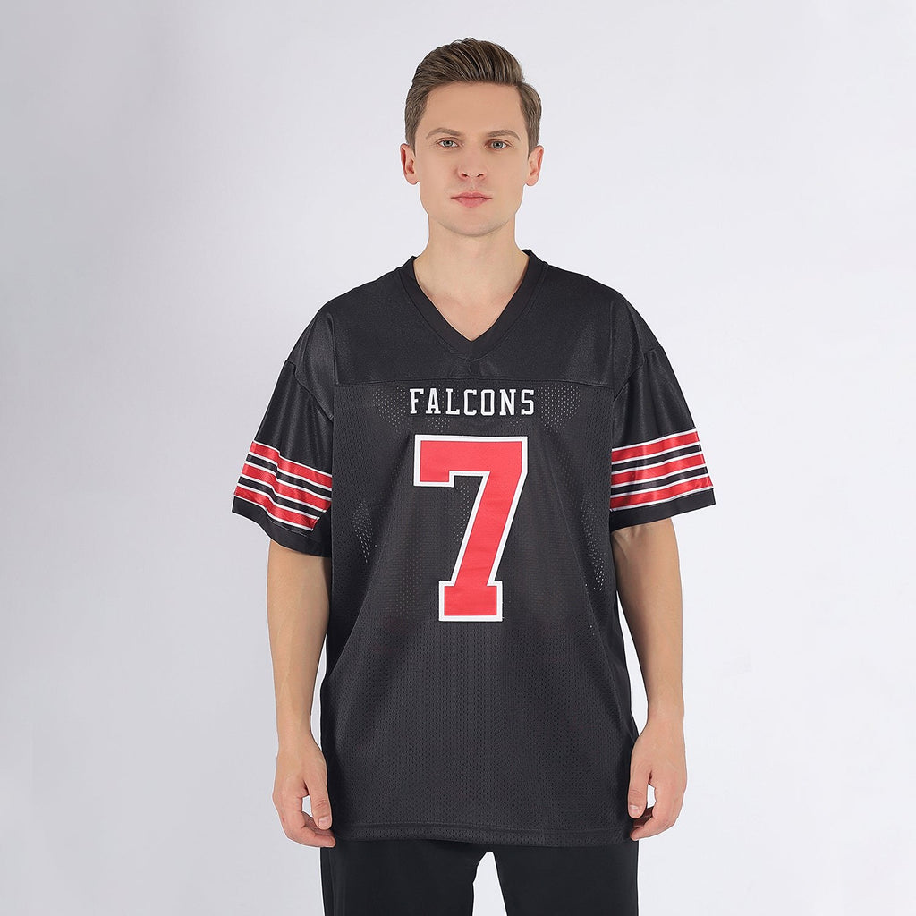 Custom Black Red-White Mesh Authentic Football Jersey photo 2
