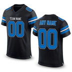 Custom Black Panther Blue-White Mesh Authentic Football Jersey