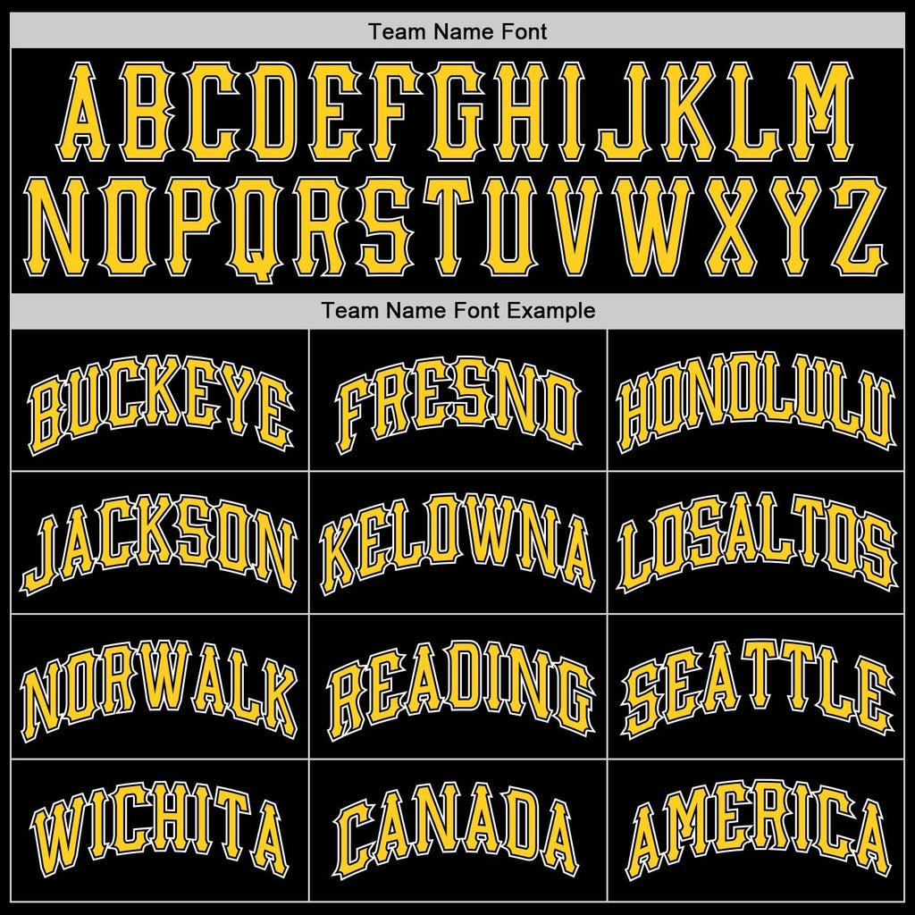 Custom Black Gold-White Round Neck Rib-Knit Basketball Jersey photo 3