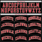 Custom Black Red-Cream Round Neck Rib-Knit Basketball Jersey photo 3