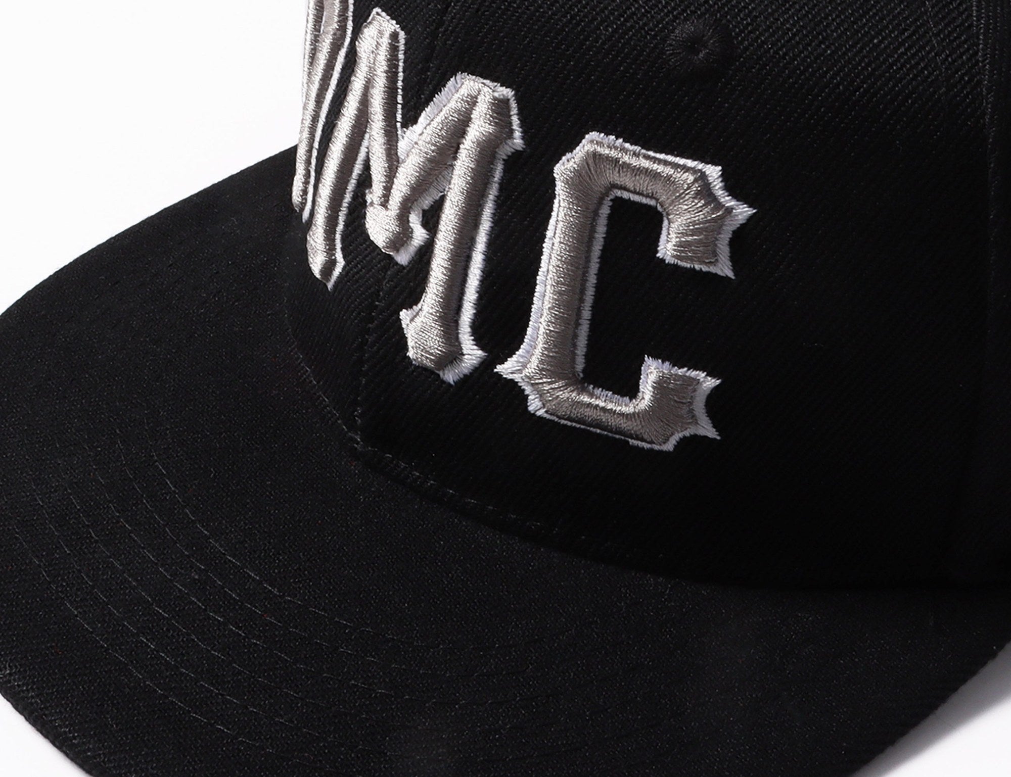 Custom Black Light Gray-White Stitched Adjustable Snapback Hat photo 6