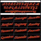 Custom Black Orange Performance T-Shirt photo 3
