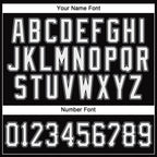 Custom Black White-Gray Performance T-Shirt photo 2