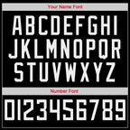 Custom Black White-Red Authentic Throwback Basketball Jersey photo 3