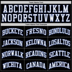 Custom Black Royal-White Authentic Throwback Basketball Jersey photo 2