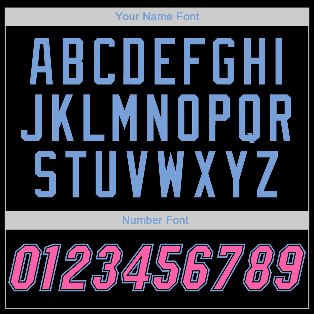 Custom Black Pink-Light Blue Performance T-Shirt photo 2