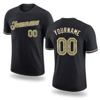 Custom Black Camo-Cream Performance T-Shirt