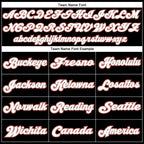 Custom Black White-Orange Mesh Authentic Throwback Football Jersey photo 5