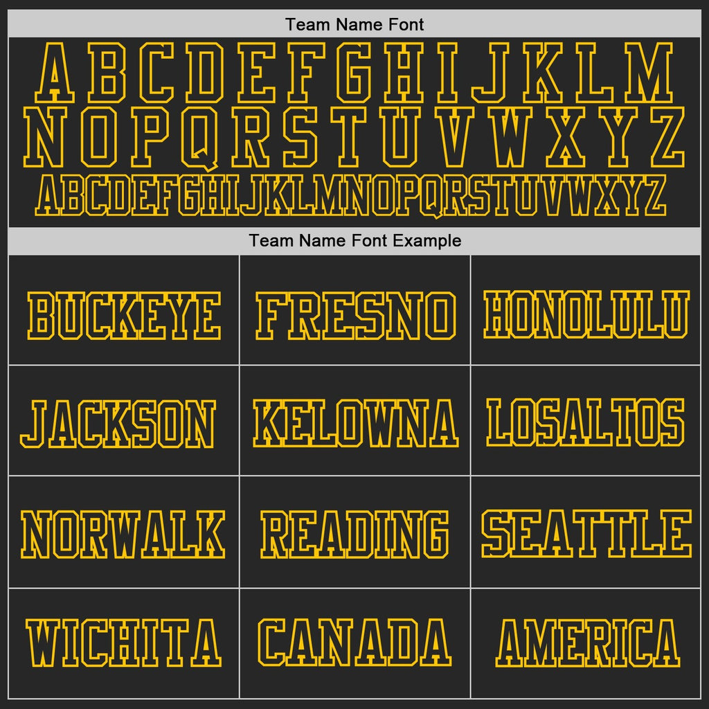 Custom Black Black-Gold Mesh Authentic Throwback Football Jersey photo 2
