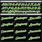Custom Stitched Black Neon Green-White Sports Pullover Sweatshirt Hoodie photo 5