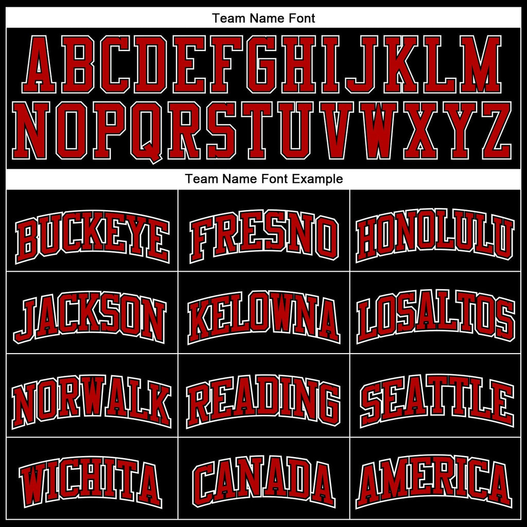 Custom Black White Pinstripe Red-White Authentic Basketball Jersey photo 2