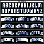Custom Black White Pinstripe Royal-White Authentic Basketball Jersey photo 2