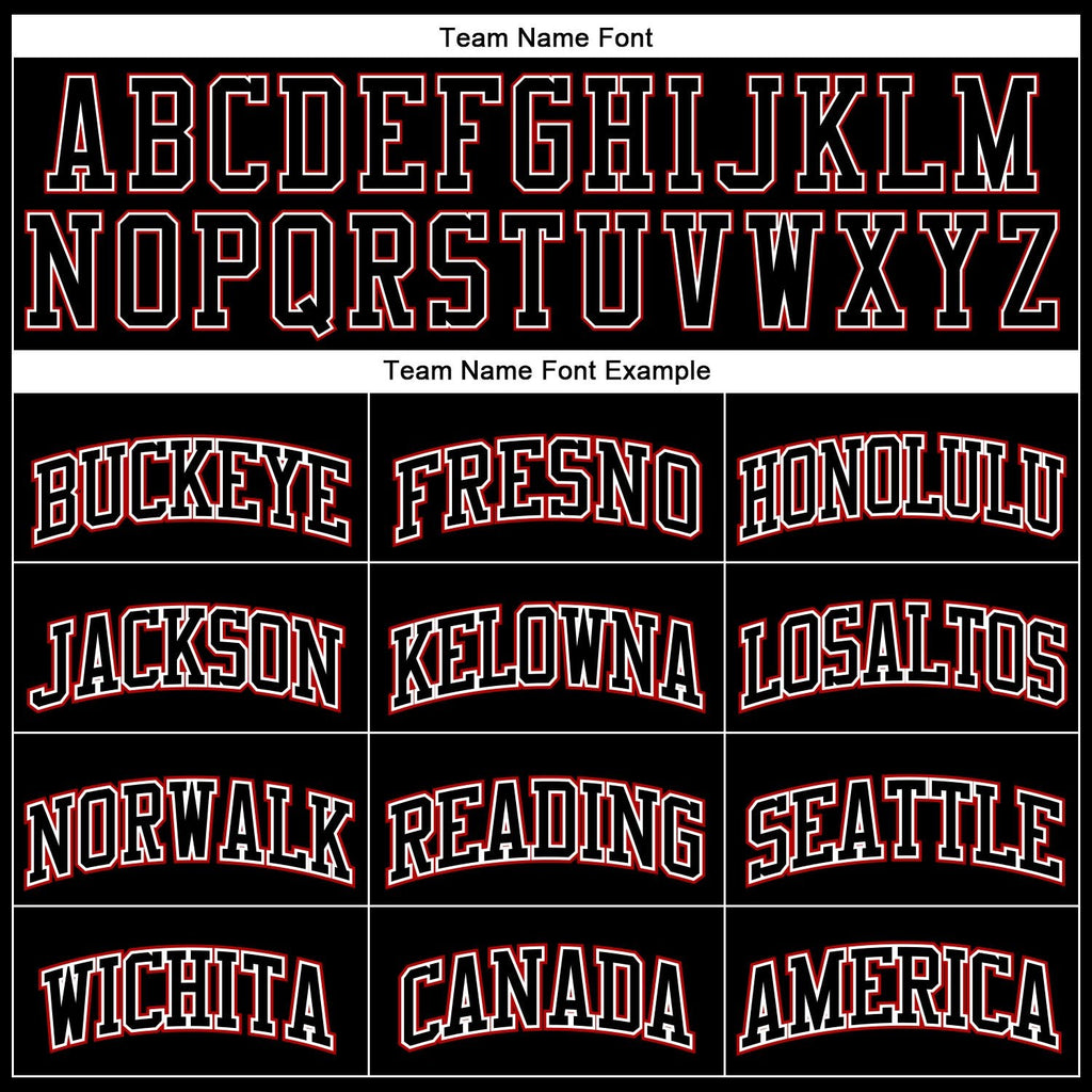 Custom Black Red Pinstripe Black-White Authentic Basketball Jersey photo 2