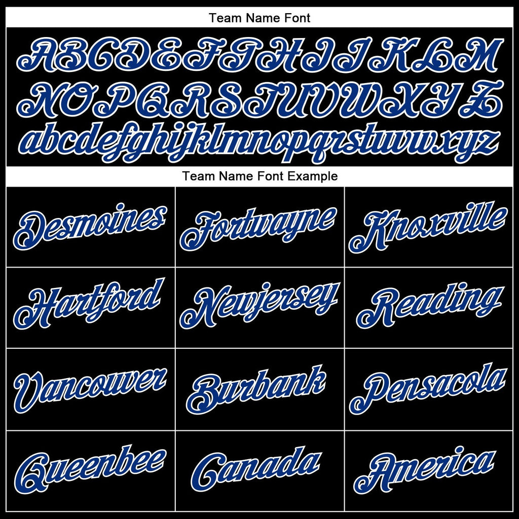 Custom Black White Pinstripe Royal-White Authentic Basketball Jersey photo 2