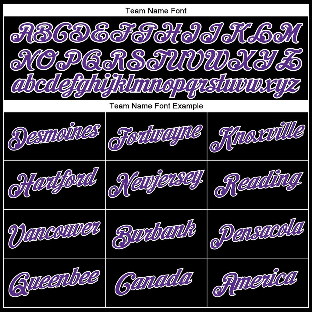 Custom Black White Pinstripe Purple-White Authentic Basketball Jersey photo 3
