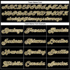 Custom Black Camo-Cream Mesh Authentic Football Jersey photo 4