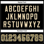 Custom Black Camo-Cream Mesh Authentic Football Jersey photo 5
